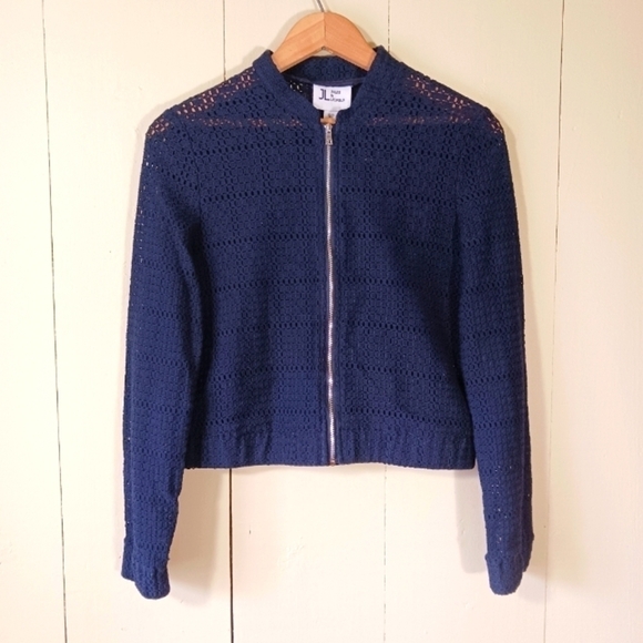 Hollow Out Jules et Leopold Bomber Jacket - Picture 1 of 7